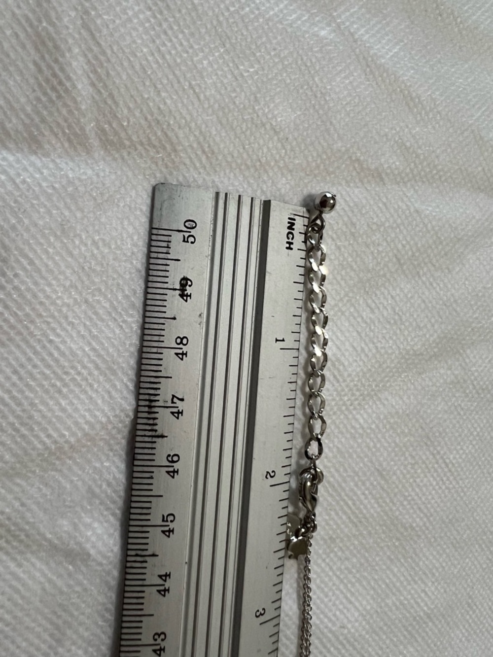 kate spade Silver-Tone Logo Tag Necklace with Spade Charm - Picture 6 of 7